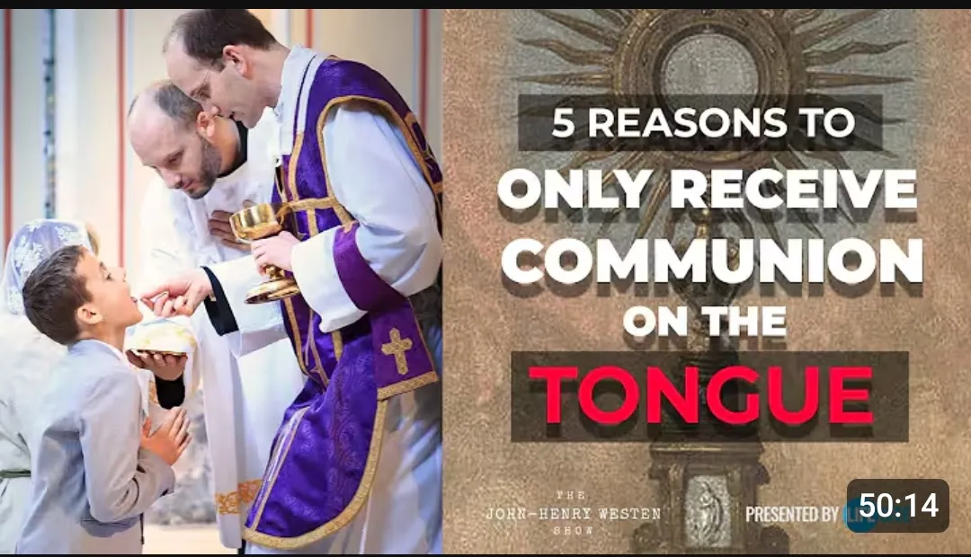 5 Reasons to receive on tongue